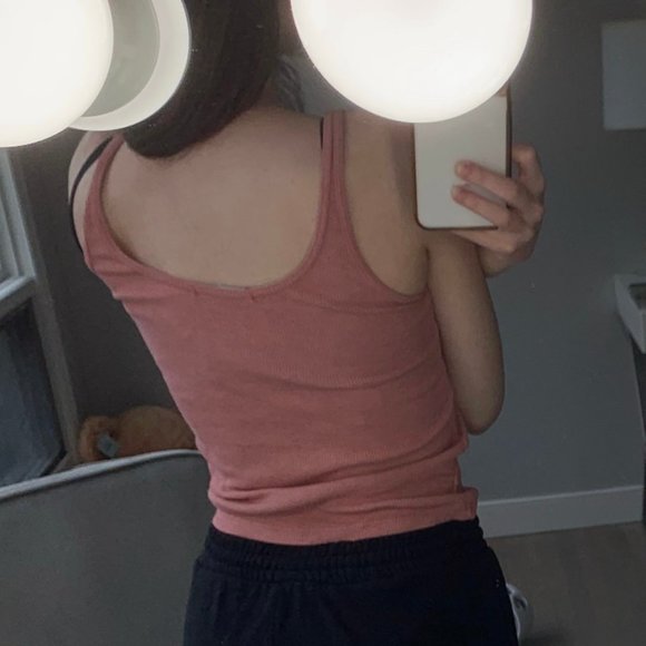 Brandy Melville Dusty Rose Tank Top - Picture 2 of 3